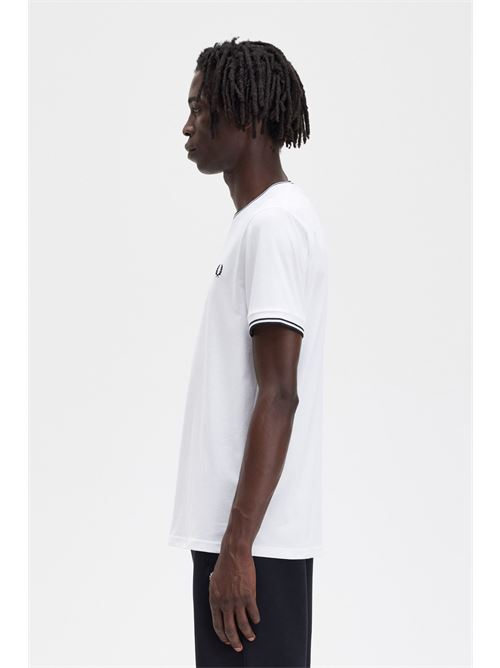 t-shirt bordino Fred Perry | M1588100